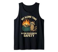 My Alone Time Is for Everyonees Safety Raccoon Canotta