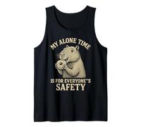 My Alone Time Is for Everyones Safety Capybara Canotta