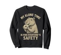 My Alone Time Is for Everyones Safety Capybara Felpa