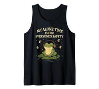 My Alone Time Is for Everyone's Safety Frog Meditation Canotta