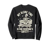 My Alone Time Is for Everyone's Safety Introverso Felpa
