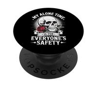 My Alone Time Is For Everyone's Safety Introverso PopSockets PopGrip Adesivo