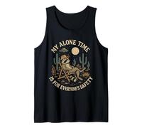 My Alone Time Is for Everyone's Safety Raccoon Desert Moon Canotta