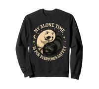 My Alone Time Is for Everyone's Saffey Raccoon Felpa