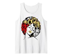 My Ancestors Dreams Afro Ragazza Nera Magia Rosso Nero Donne Canotta