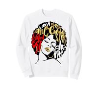 My Ancestors Dreams Afro Ragazza Nera Magia Rosso Nero Donne Felpa