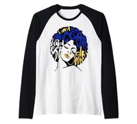 My Ancestors Wildest Dreams Donne Blu Nero Ragazza Magia Maglia con Maniche Raglan