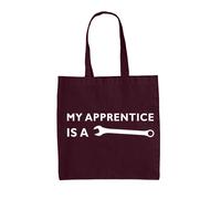 My Apprendista È Un Attrezzo - Borsa Tote IN Tela - Divertente Artigiano Operaio