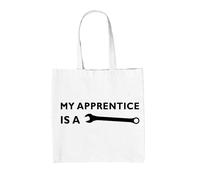 My Apprendista È Un Attrezzo - Borsa Tote IN Tela - Divertente Artigiano Operaio