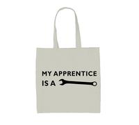 My Apprendista È Un Attrezzo - Borsa Tote IN Tela - Divertente Artigiano Operaio