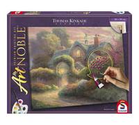 Schmidt Spiele 46165 My ArtNoble, Thomas Kinkade, Rosebud Cottage, kit per pittura, arti e mestieri