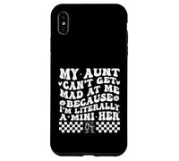 My Aunt Can't Get Mad at Me Because I'm Literally A Mini Her Custodia per iPhone XS Max