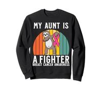 My Aunt Is a Fighter Breast Cancer Awareness Support Gifts Felpa