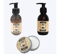 My Barber Kit barba uomo PROFESSIONALE per la cura della barba con shampoo,balsamo e cera 150 ml