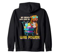 My Beach Body Runs ON Wag Power Felpa con Cappuccio