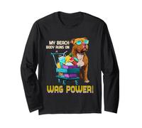 My Beach Body Runs ON Wag Power Maglia a Manica