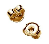 My-Bead 1 paio Farfallina per Orecchini 5.5mm Argento 925 doppia placcatura oro ipoallergenico Alta qualità da gioielliere DIY