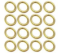 My-Bead 20 pezzi anelli di collegamento Ø 3 mm argento 925 doppio placcato oro anelli saldati per la creazione di gioielli DIY