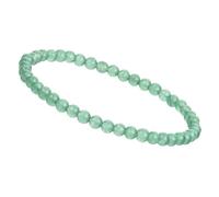 MY-BEAD Bracciali da donna in pietra preziosa discreta Unique Gems Ø 4 mm Perline Chakra Bracciale di protezione Buddha (avventurina)