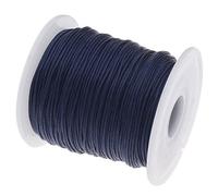 My-Bead cordino cerato in cotone 1 mm blu reale 90 m resistente - ideale per gioielli braccialetti collane macramè bricolage e progetti fai-da-te DIY