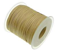 My-Bead Filo di nylon 1mm beige 90m su rocchetto resistente e ideale per gioielli macramè e fai da te Arte e artigianato DIY