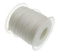 My-Bead Filo di nylon 1mm bianco 90m su rocchetto resistente e ideale per gioielli macramè e fai da te Arte e artigianato DIY