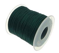 My-Bead Filo di nylon 1mm verde 90m su rocchetto resistente e ideale per gioielli macramè e fai da te Arte e artigianato DIY