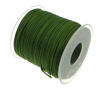 My-Bead Filo di nylon 1mm verde 90m su rocchetto resistente e ideale per gioielli macramè e fai da te Arte e artigianato DIY