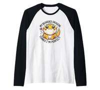 My Bearded Dragon Thinks I'm Perfect Funny Lizard Design Maglia con Maniche Raglan