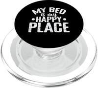 My Bed is my Happy Place Sogno Stanco Dormire PopSockets PopGrip per MagSafe