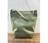 My Best Bag Firenze Borsa Verde Militare Secchiello Causal Pelle Donna