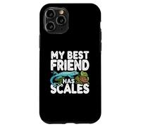 My Best Friend Has Scales Reptile Pet Lover Gecko Turtle Custodia per iPhone 11 Pro