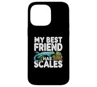 My Best Friend Has Scales Reptile Pet Lover Gecko Turtle Custodia per iPhone 14 Pro Max