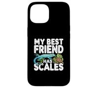My Best Friend Has Scales Reptile Pet Lover Gecko Turtle Custodia per iPhone 15