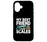 My Best Friend Has Scales Reptile Pet Lover Gecko Turtle Custodia per iPhone 16