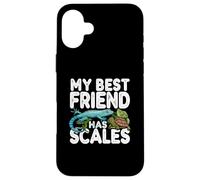 My Best Friend Has Scales Reptile Pet Lover Gecko Turtle Custodia per iPhone 16 Plus