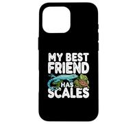 My Best Friend Has Scales Reptile Pet Lover Gecko Turtle Custodia per iPhone 16 Pro Max