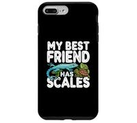 My Best Friend Has Scales Reptile Pet Lover Gecko Turtle Custodia per iPhone 7 Plus/8 Plus