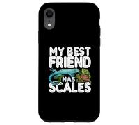 My Best Friend Has Scales Reptile Pet Lover Gecko Turtle Custodia per iPhone XR