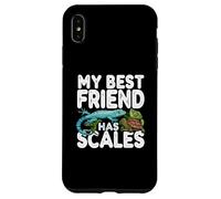My Best Friend Has Scales Reptile Pet Lover Gecko Turtle Custodia per iPhone XS Max