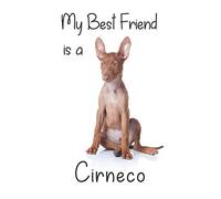 My best Friend is a Cirneco: 8” x 5” Blank lined Journal Notebook 120 College Ruled Pages