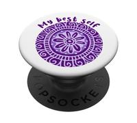 My Best Self: mandala positivo, stimolante e potenziante PopSockets PopGrip Adesivo