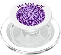 My Best Self: mandala positivo, stimolante e potenziante PopSockets PopGrip per MagSafe