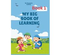My Big Book Of Learning Book 1: Kindergarten work book