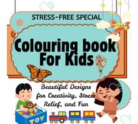 My Big Fun Coloring Book for Kids: Easy and Cute Animals, Vehicles, and Everyday Objects to Color for Kids Ages 3-8