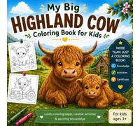 My big Highland Cow coloring book