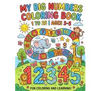My Big Numbers Colouring Book 1 to 25
