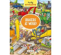 Max Walther My Big Wimmelbook® - Diggers at Work (Libro di cartone)