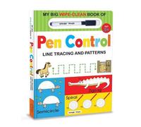 My Big Wipe and Clean Book of Pen Control for Kids Line Traci (Copertina rigida)