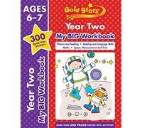 My BIG Workbook Gold Stars Year Two (324 pages, 300 gold star stickers, ages 6-7)